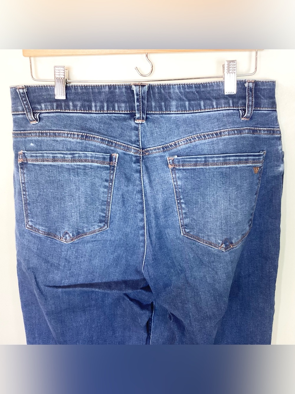 Wit & Wisdom Sam High Rise Wide Leg Jeans - Blue - 10 - Picture 6 of 8